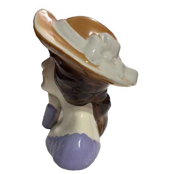 Vintage Ceramic Bust/Sculpture of a Lady/Woman Victorian Mid Century Modern - Picture 4 of 15